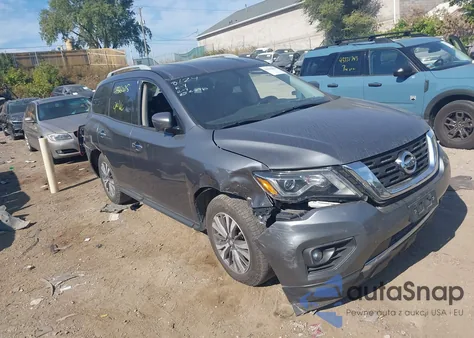 2019 Nissan Pathfinder Sl из США, поврежденный, VIN 5N1DR2MM8KC585665
